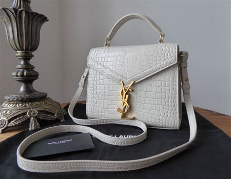 ysl mini bag white|YSL mini cassandra bag.